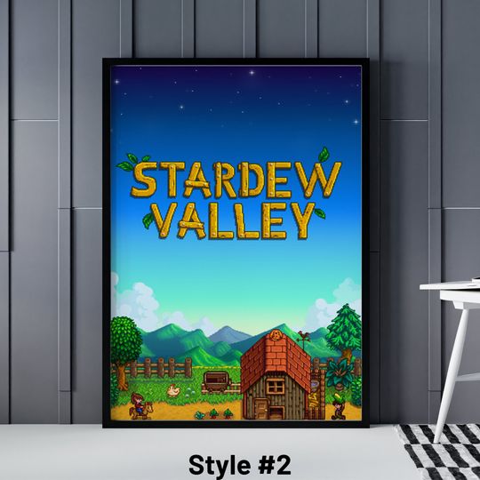 Stardew Valley Poster, 4 Stardew Valley Different Posters, Stardew Valley Print