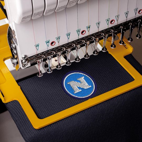 Napoli Embroidered Cuffed Knitted Beanie Soccer Hat