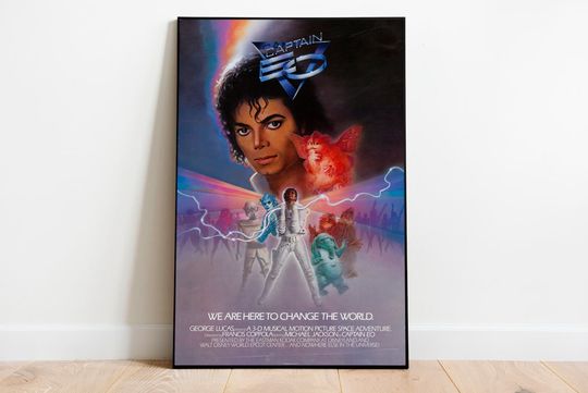 Michael Jackson Captain EO Poster, 1986, Vintage Disneyland Poster