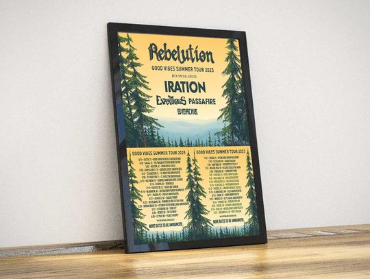 Rebelution Summer Tour Date 2023 Poster