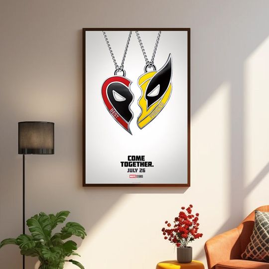 Deadpool & Wolverine Movie Poster Print, High Quality