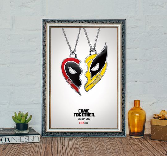 Deadpool & Wolverine Movie Poster Print, High Quality