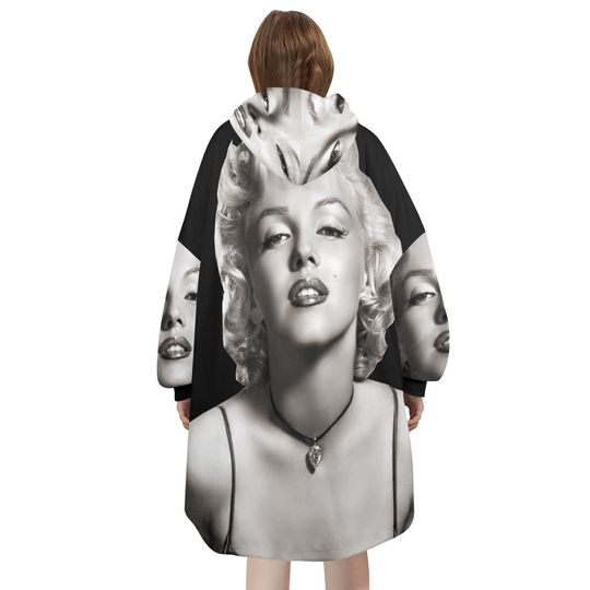 Marilyn Monroe Hoodie Blanket