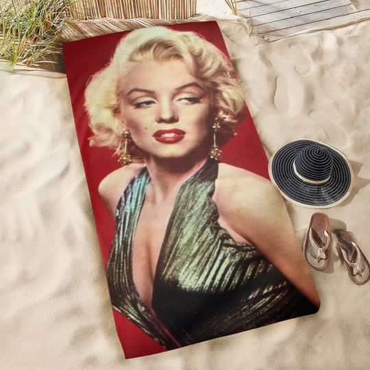 Marilyn Monroe Beach Towel, Marilyn Monroe Merch