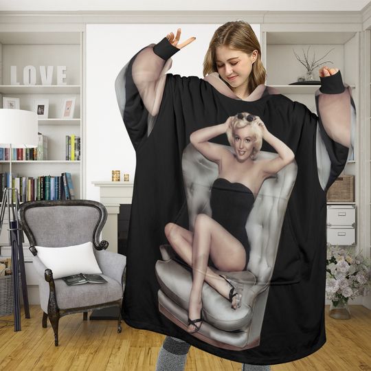 Marilyn Monroe Hoodie Blanket
