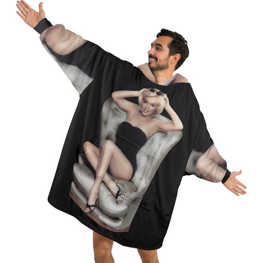 Marilyn Monroe Hoodie Blanket