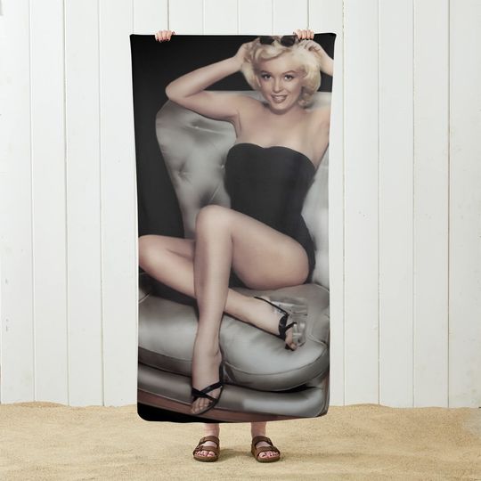 Marilyn Monroe Beach Towel, Marilyn Monroe Merch