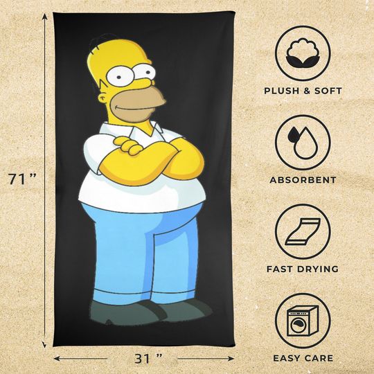 Simpsons Beach Towel