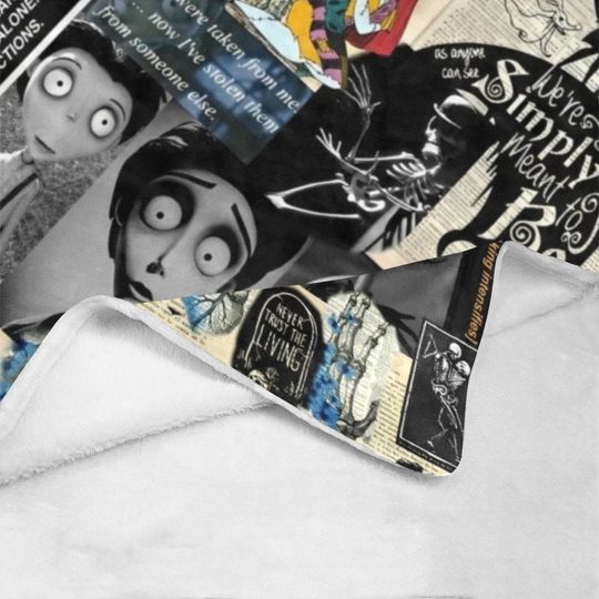 Jack Skellington Halloween Fleece Blanket