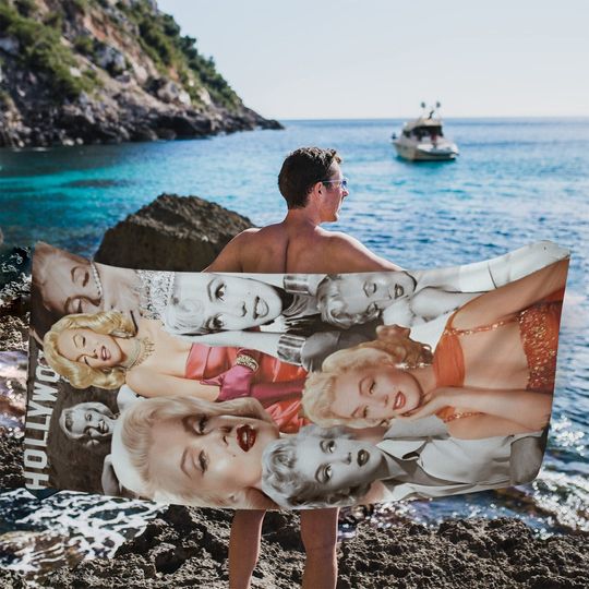Marilyn Monroe Beach Towel, Marilyn Monroe Merch