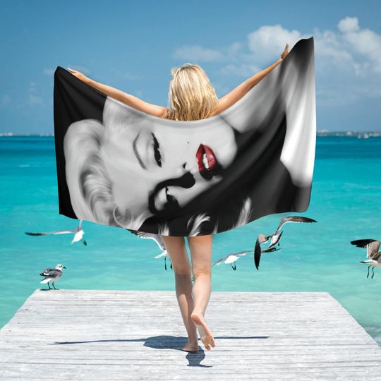 Marilyn Monroe Beach Towel, Marilyn Monroe Merch