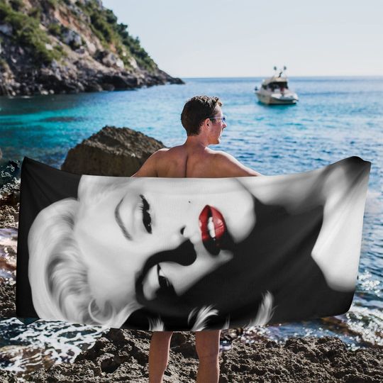 Marilyn Monroe Beach Towel, Marilyn Monroe Merch