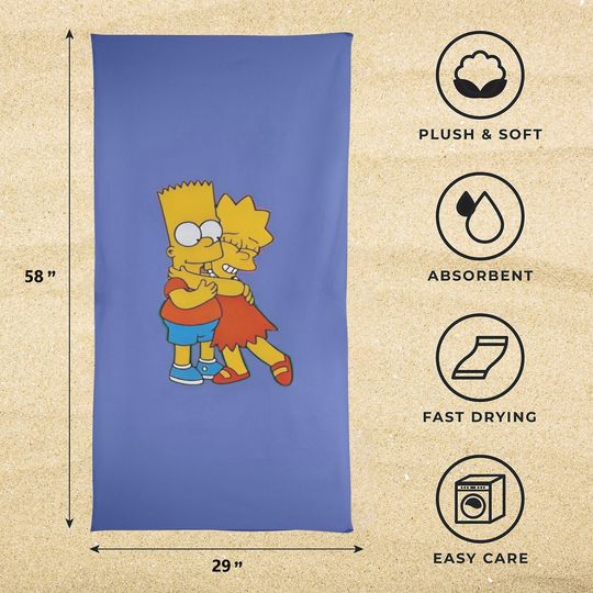 Simpsons Beach Towel