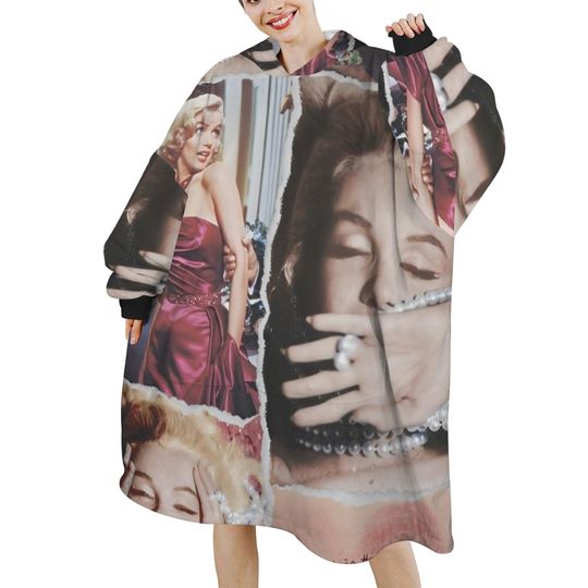 Marilyn Monroe Hoodie Blanket