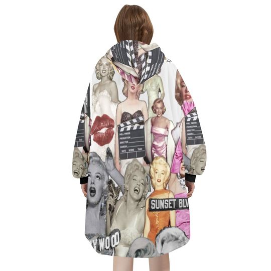 Marilyn Monroe Hoodie Blanket