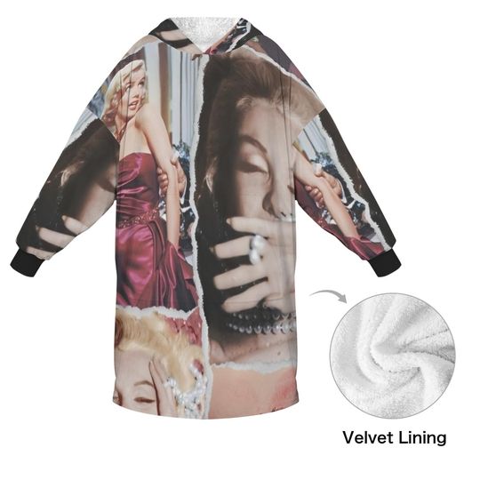 Marilyn Monroe Hoodie Blanket