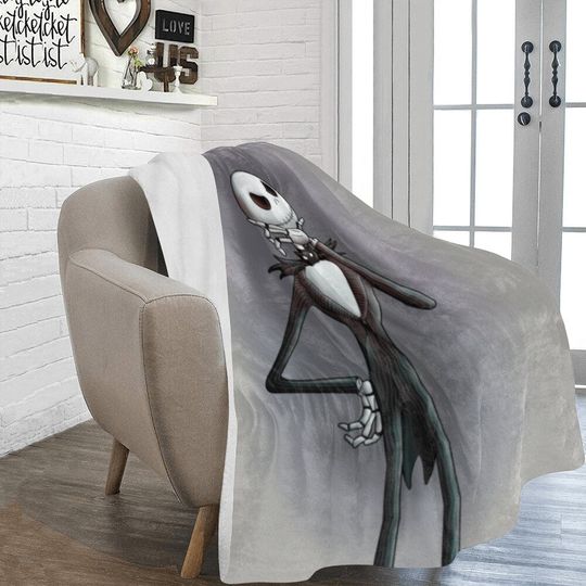 Jack Skellington Fleece Blanket
