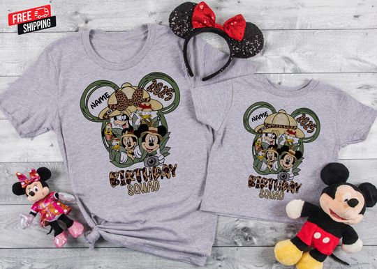 Disney Animal Kingdom Birthday Shirts, Animal Kingdom Birthday Squad, Animal Kingdom Birthday Girl/Boy, Safari Birthday Shirts