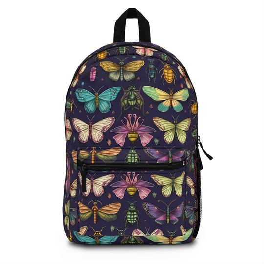 Beatrix Backpack, Back To School Backpack, EDC, School Bags, Laptop Backpack, Lightweight Backpack, Waterproof Backpack, Butterfly Backpacks