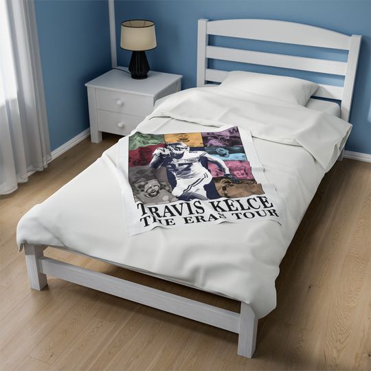 Travis Kelce Eras Tour Throw Blanket