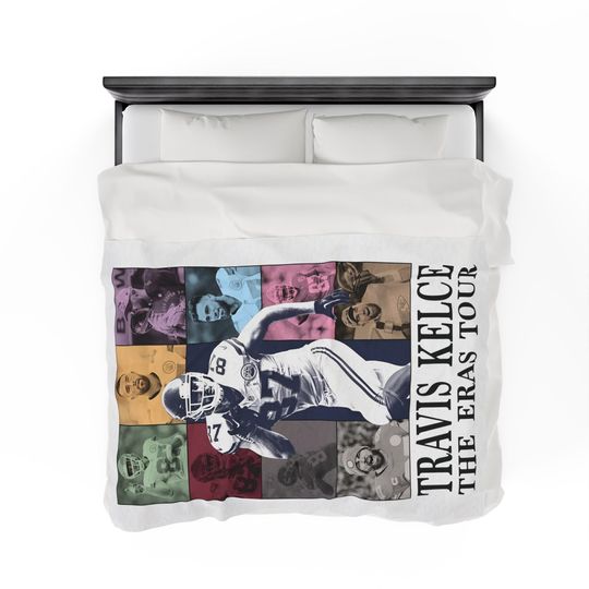 Travis Kelce Eras Tour Throw Blanket