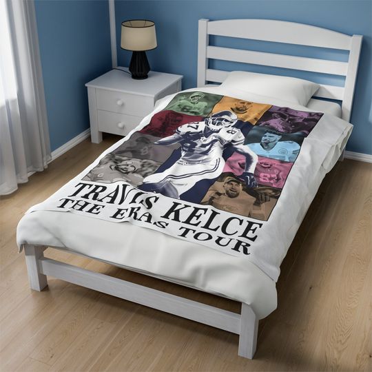 Travis Kelce Eras Tour Throw Blanket