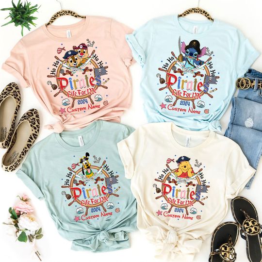 Personalized Mickey and Friends Disney Pirates 2024 shirt