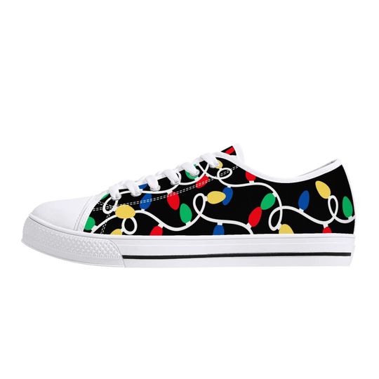 Christmas Light Women's Low Top Sneakers