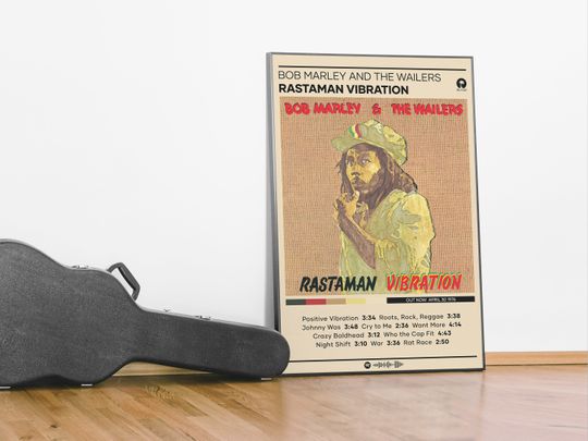 Bob Marley & The Wailers Poster | Rastaman Vibration Poster