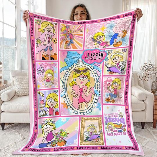 Disneyland Lizzie McGuire Fleece Blanket