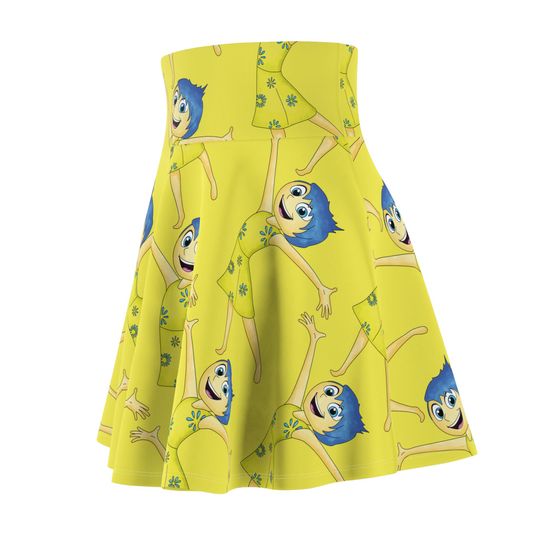 Copy of Joy in yellow skirt Inside Out Springtime Surprise Disneyland Half Princess Half Marathon Weekend women's running run skirt