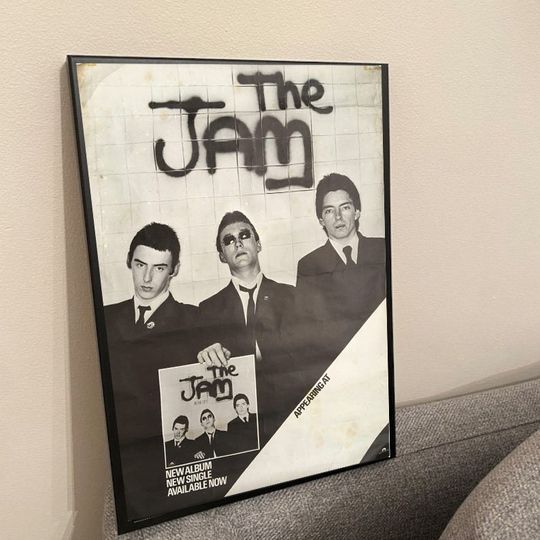 The Jam Marquee Concert 1977 Paul Weller Poster