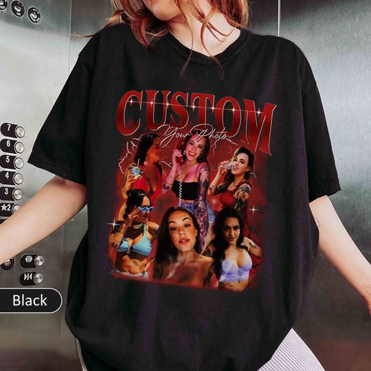 Retro Rap Tee, Bootleg Shirt, Custom Bootleg Rap Tee, Custom Face Shirt