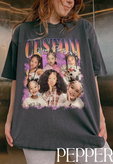 RETRO BOOTLEG Shirt, Custom Bootleg Rap Tee, Custom Face Shirt