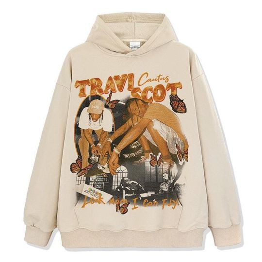 Travis Look Mom I Can Fly Hoodie