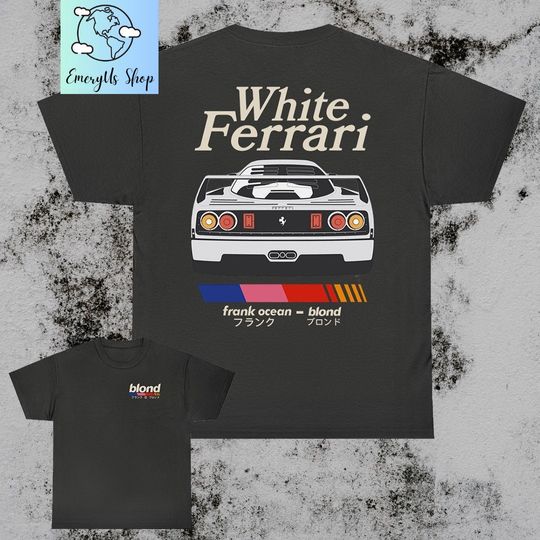 Frank Ocean Blond White Ferrar T Shirt