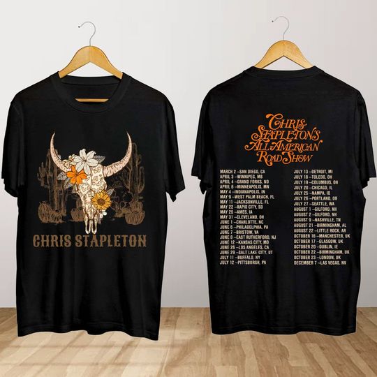 Chris Stapleton All American Road Show 2024 Tour T Shirt