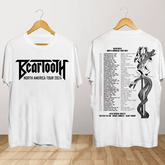 Beartooth North American Tour 2024 Shirt, Beartooth Concert Shirt