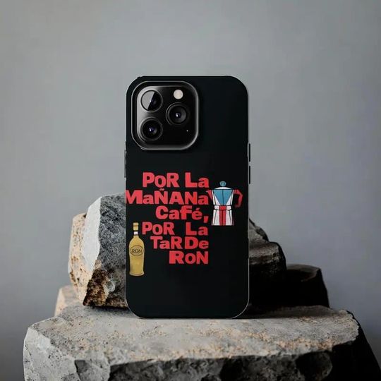 Bad Bunny Album Pattern Phone Case, Shock-Resistant Soft Cover for iPhone