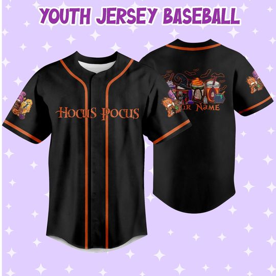 Personalized Halloween Disney Hocus Pocus Coffee Jersey, Custom Disney Jersey