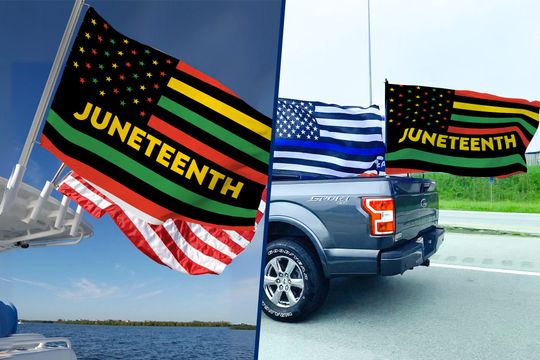 Juneteenth House Flag/Juneteenth 1865 Flag/Freedom Day 1865 Flag