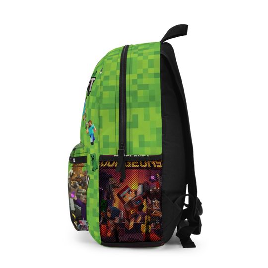 Generic All-Over print Minecraft Backpack