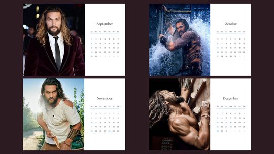 Jason Momoa 2024 Calendar