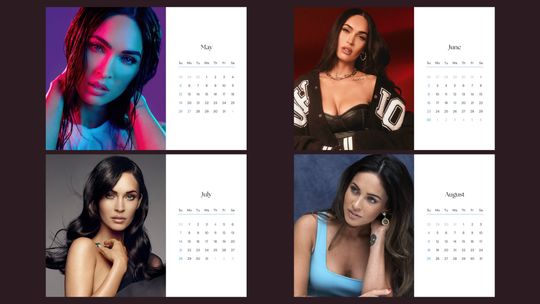 Megan Fox 2024 Calendar
