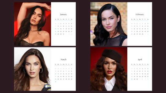 Megan Fox 2024 Calendar
