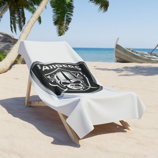 Raiders Beach Towel | Football Lover Gift