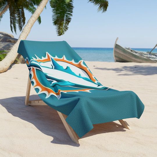 Dolphins Beach Towel | Football Lover Gift