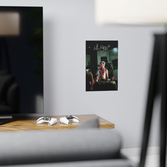 Lil Peep Poster, Rap Poster, Music Poster