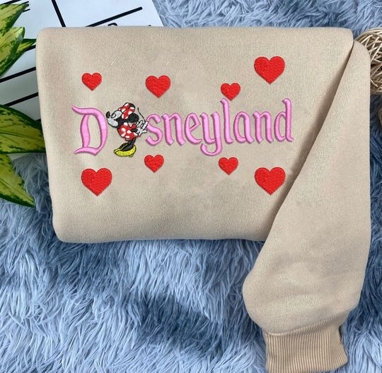 Custom Embroidered Couple Sweatshirt, Valentine's Day Gift