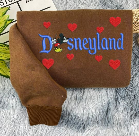 Custom Embroidered Couple Sweatshirt, Valentine's Day Gift